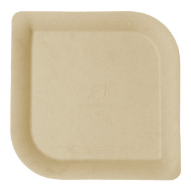 Assiette Bagasse et Bambou Naturel 15,0 cm (50 Utés)