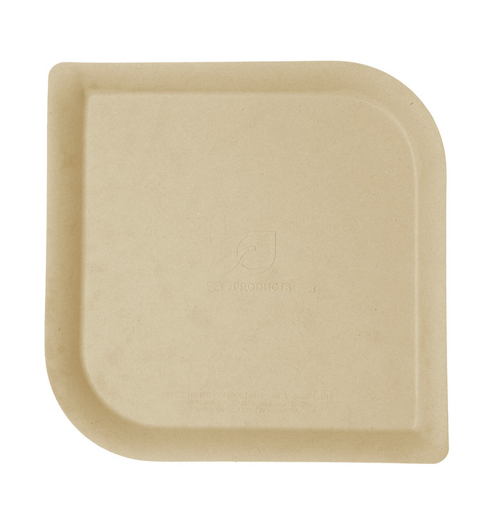 Suikerriet bord Bagasse en Bamboe 23,8 cm (400 stuks)