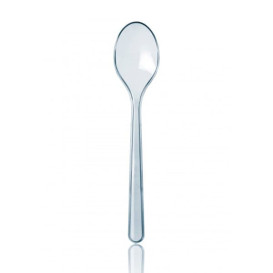 Cuillère Plastique Premium Transparent 185mm 