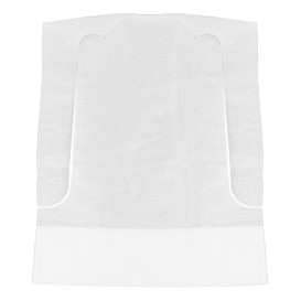 Bavoir Enfant avec Poche Blanc 33x28cm (100 Utés)