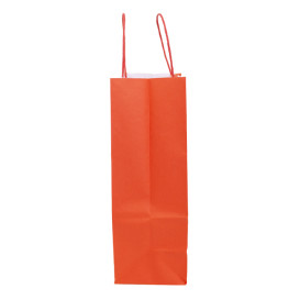 Papieren zak met handgrepen kraft rood 100g/m² 25+11x31cm (25 stuks) 
