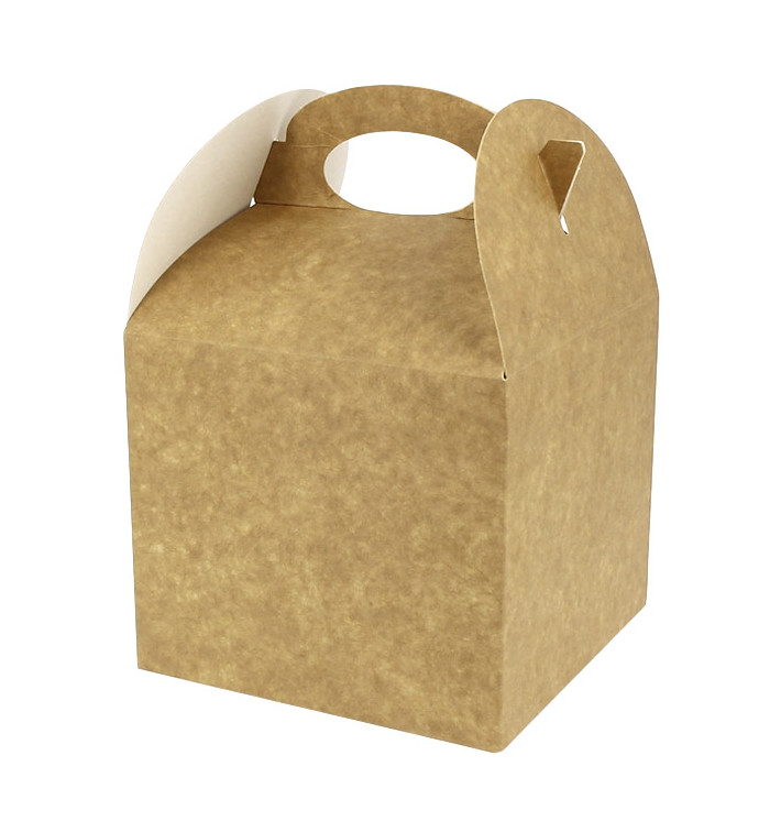 Boîte à Menu Kraft 131x131x115mm (25 Utés) Boîte à Menu Kraft 131x131x115mm (25 Utés)