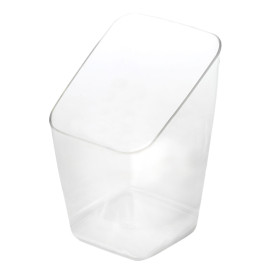 Plastic PS proefbeker transparant 4x4x7cm (20 stuks) 