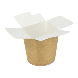 Papieren Take-Out Container 100% ECO Kraft 16Oz/480ml (500 stuks)