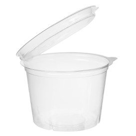 Plastic Container APET Rond vormig transparant 500ml Ø120mm (480 stuks)