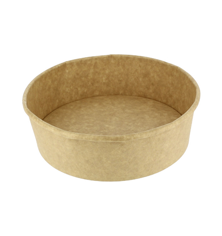 Papieren Soep kom Kraft-Kraft 33Oz/1000ml Ø18,6cm (300 stuks) Papieren Soep kom Kraft-Kraft 33Oz/1000ml Ø18,6cm (300 stuks)