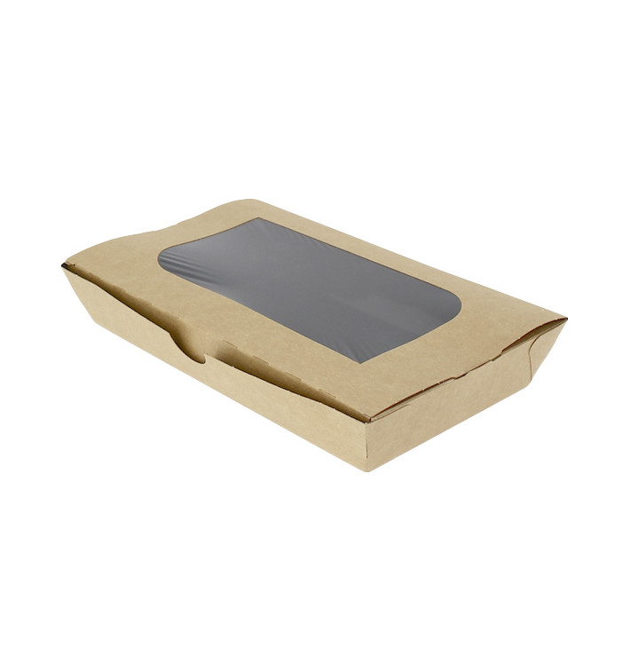 Papieren take-out Container "Premium" 21x13x3,5cm 730ml (25 stuks) Papieren take-out Container "Premium" 21x13x3,5cm 730ml (25 stuks)