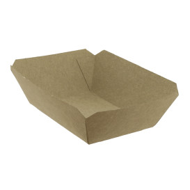 Barquette Carton Kraft-Kraft 9,6x6,5x4,2cm 250ml (25 Utés)