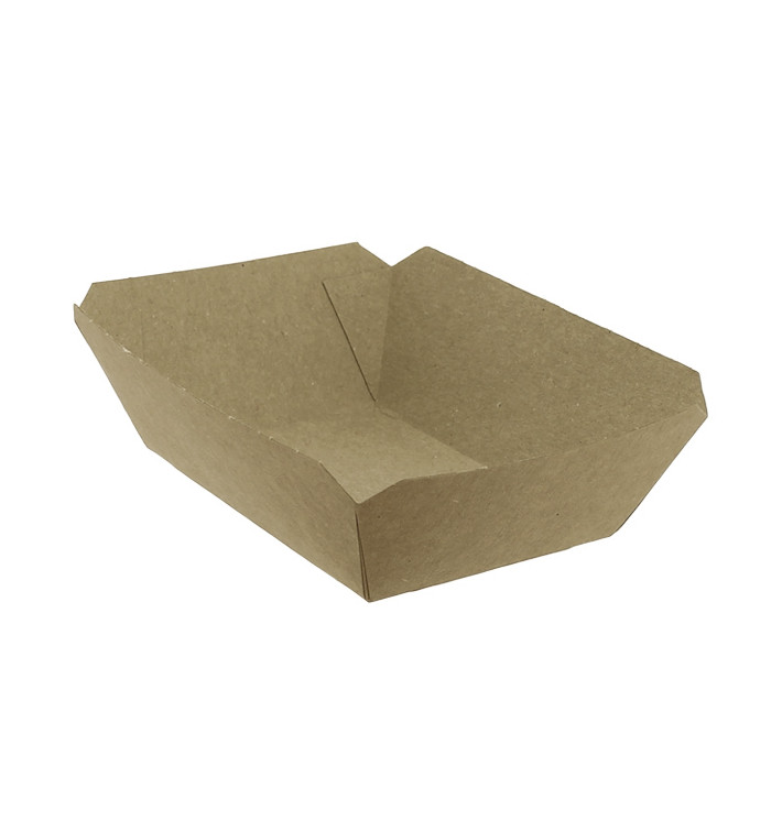 Kartonnen Snackbakjes kraft 250ml 9,6x6,5x4,2cm (1000 stuks) Kartonnen Snackbakjes kraft 250ml 9,6x6,5x4,2cm (1000 stuks)