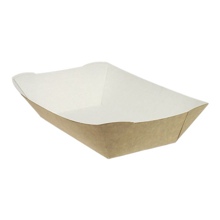 Kartonnen Snackbakjes kraft 780ml 15,5x9x5,5cm (450 stuks)