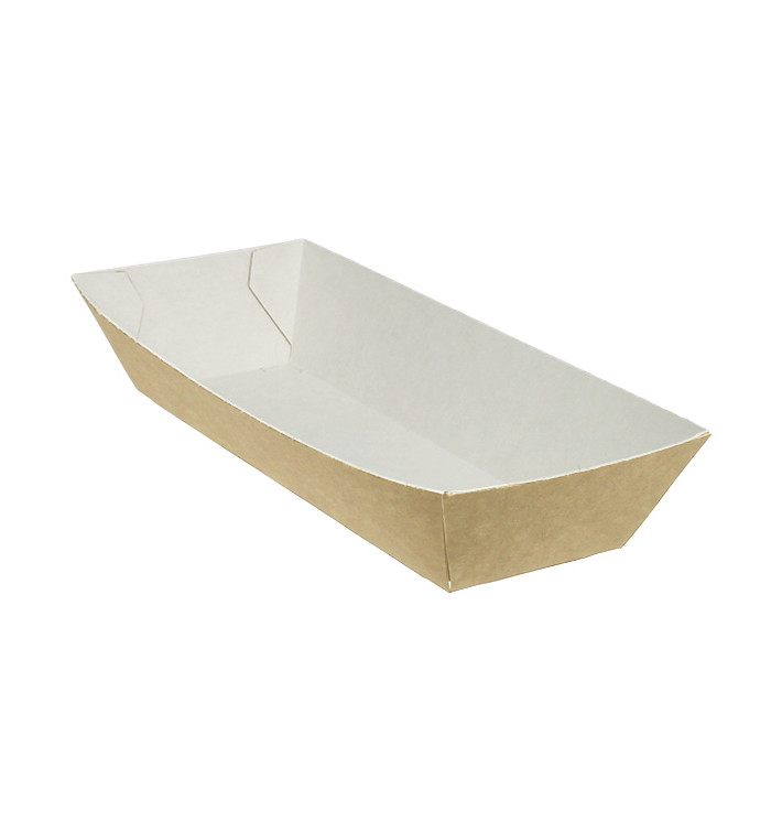 Barquette Kraft Hot Dog 17,0x5,5x3,8cm (1000 Utés) Barquette Kraft Hot Dog 17,0x5,5x3,8cm (1000 Utés)