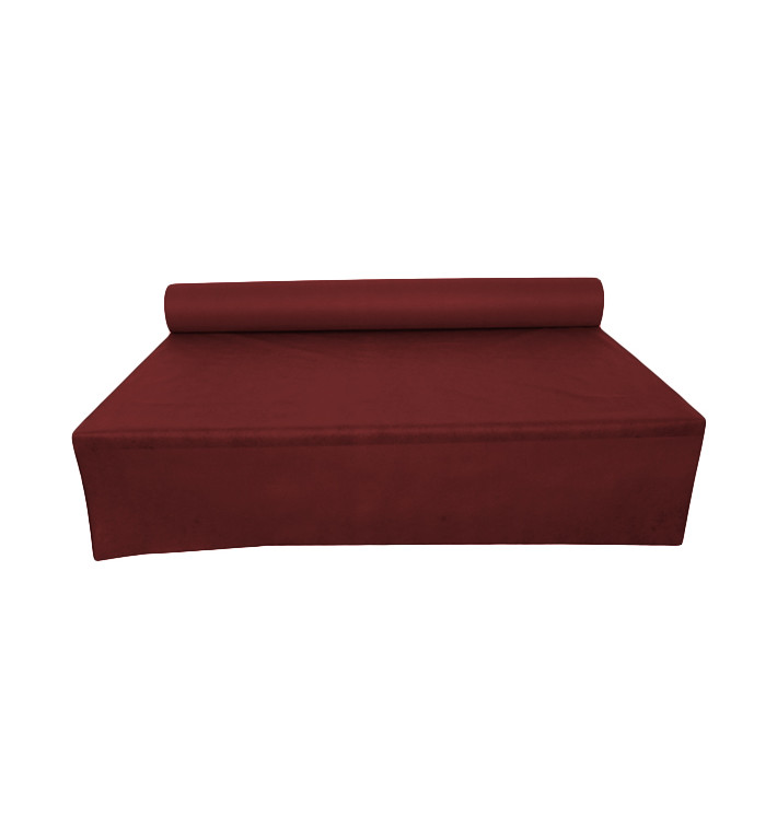 Nappe Rouleau PP Non Tissé Bordeaux 1,2x50m 50g (1 Uté) Nappe Rouleau PP Non Tissé Bordeaux 1,2x50m 50g (1 Uté)