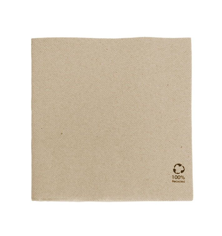 Serviette Papier Kraft 2E Molletonnée 33x33cm (1.350 Utés) Serviette Papier Kraft 2E Molletonnée 33x33cm (1.350 Utés)