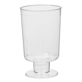 Verre à Pied en Plastique 40ml (20 Unités)