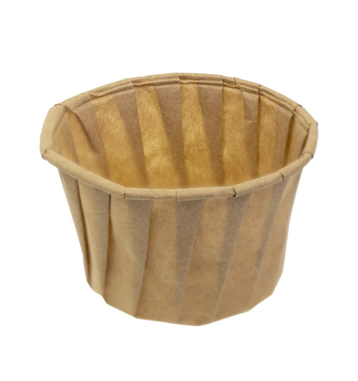 Pot Papier Kraft Plissé de 120ml (5000 Unités)