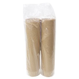 Geplooide Kraft papieren souffle beker 120ml (5000 stuks) 