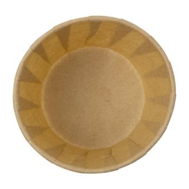Geplooide Kraft papieren souffle beker 120ml (5000 stuks) 