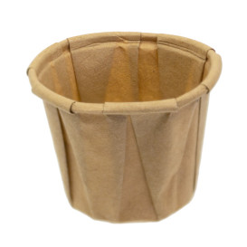 Pot Papier Kraft Plissé de 22ml (5000 Unités)