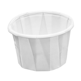 Geplooide papieren souffle beker 30ml (250 stuks)