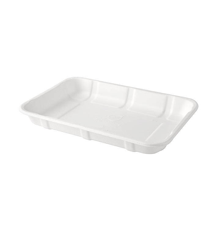 Suikerriet Dienblad 21,6x15,3x2,6cm (50 Stuks) Suikerriet Dienblad 21,6x15,3x2,6cm (50 Stuks)