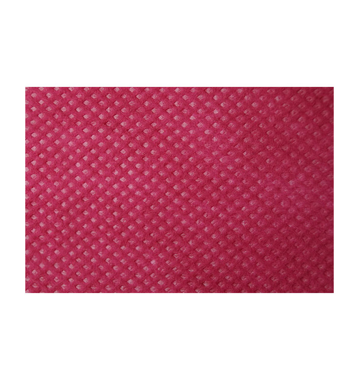 Plateau rectangulaire rouge 330x225mm PS (25 unités)