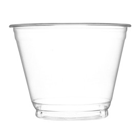 Coupe Plastique PET Cristal 270ml Ø9,3cm (50 Unités)