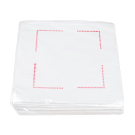 Serviette papier Sulfite Blanc 15x15cm (750 Unités)