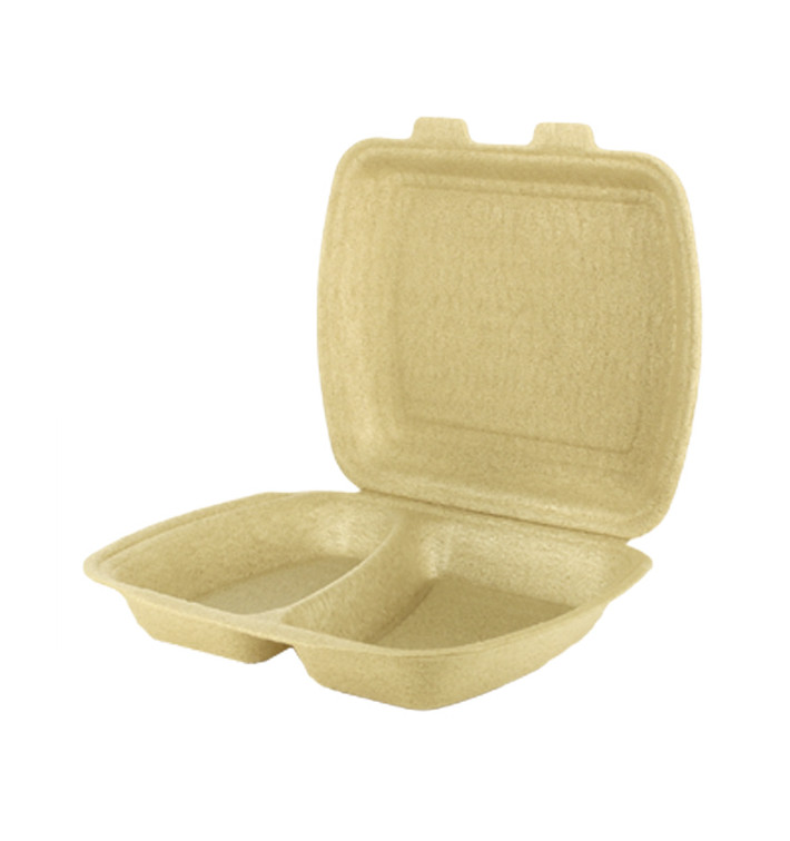 MenuBox XPP 2C Container Beige 24x20,5x7cm (50 stuks) MenuBox XPP 2C Container Beige 24x20,5x7cm (50 stuks)