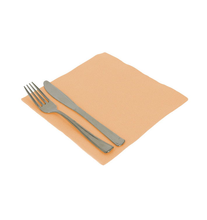 Serviette Papier Molletonnée 40X40 Saumon (1.200 Unités) Serviette Papier Molletonnée 40X40 Saumon (1.200 Unités)