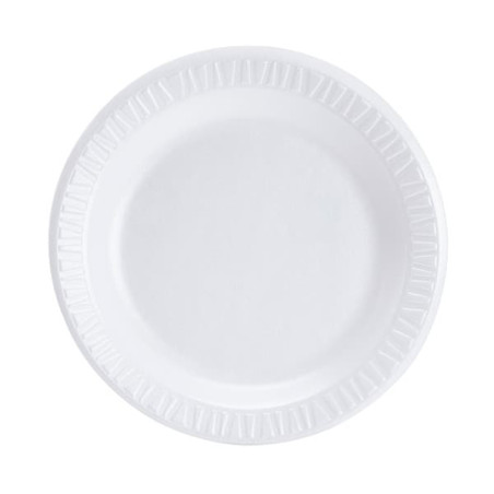 Schuim bord "Concofde" wit 23 cm (125 stuks)