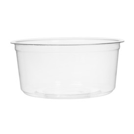 Récipient Compostable PLA Transparent 355ml (50 Utés)