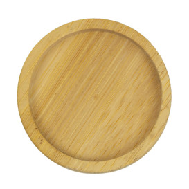 Bamboe proeving bord Bicolof Ø5cm (144 stuks)