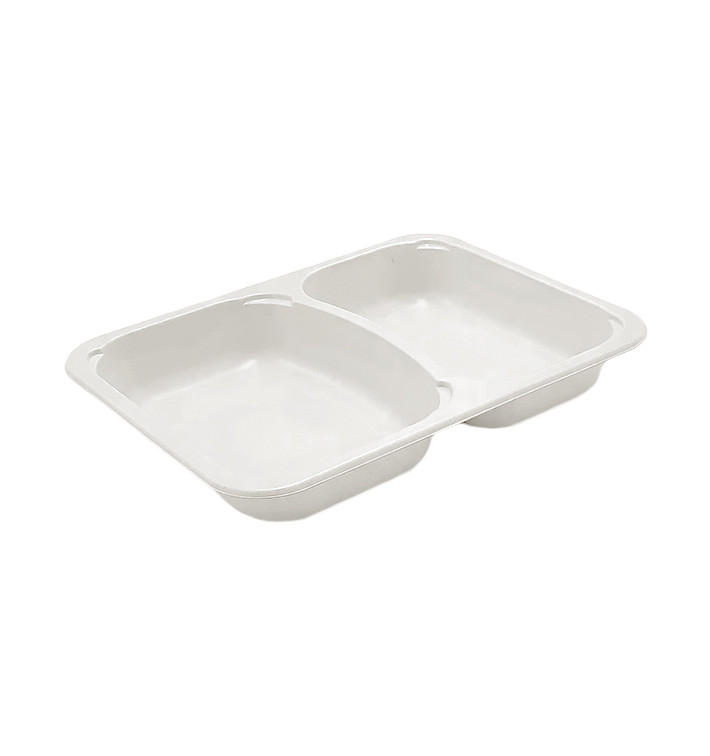 Emballage Canne à Sucre PLA 2C 820ml 22,7x17,8x3,2cm (75 Utés) Emballage Canne à Sucre PLA 2C 820ml 22,7x17,8x3,2cm (75 Utés)