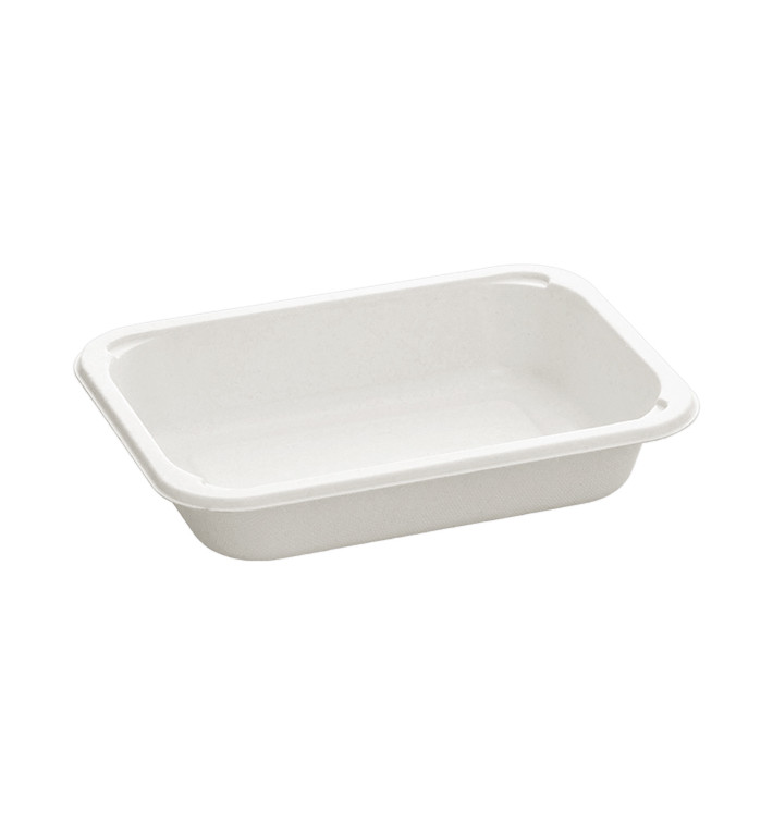 Suikerriet Container PLA gelamineerd 580ml 18,7x13,6x3,6cm (75 Stuks) Suikerriet Container PLA gelamineerd 580ml 18,7x13,6x3,6cm (75 Stuks)