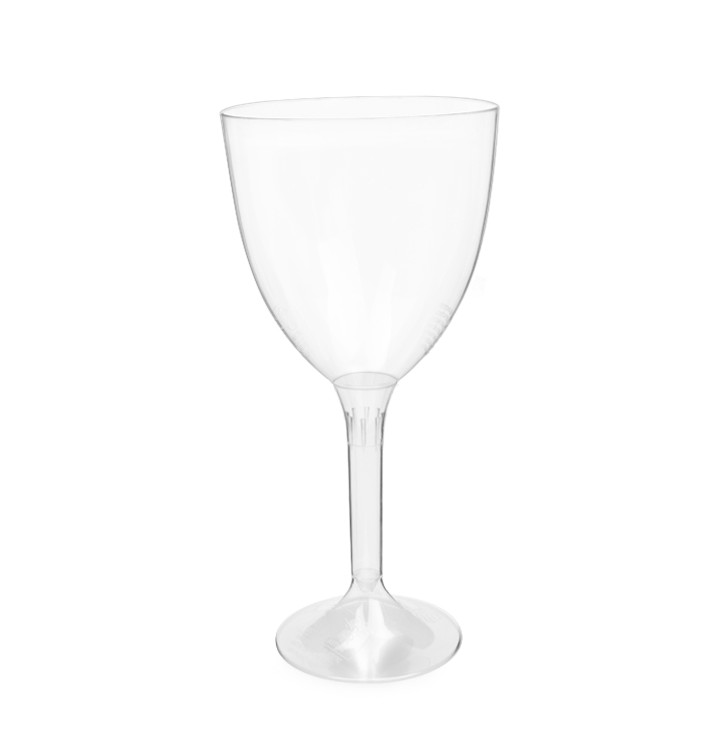 Verre en Plastique Vin Pied Transparent 300ml 2P (20 Utés) Verre en Plastique Vin Pied Transparent 300ml 2P (20 Utés)