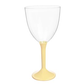 Plastic stamglas wijn crème verwijderbare stam 300ml (200 stuks)