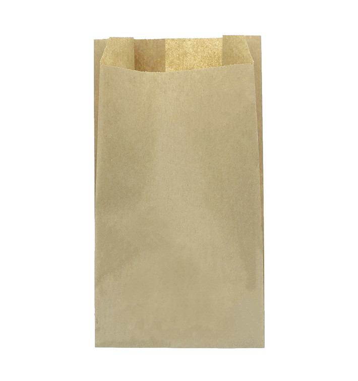 Papieren voedsel zak kraft 25+8x42cm (1000 stuks) Papieren voedsel zak kraft 25+8x42cm (1000 stuks)