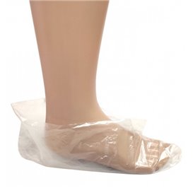 Wegwerp plastic sokken PE transparant (5000 stuks)