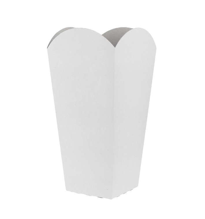 Etuis à Pop-Corn Petit Blanc 45gr 6,5x8,5x15cm (700 Utés) Etuis à Pop-Corn Petit Blanc 45gr 6,5x8,5x15cm (700 Utés)