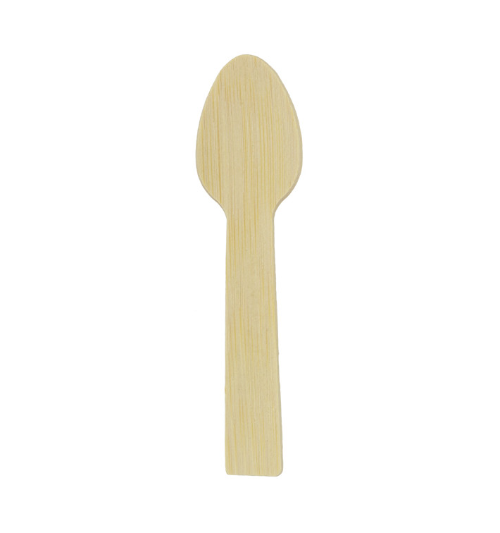 Petite Cuillère en Bambou 7,5cm (50 Utés) Petite Cuillère en Bambou 7,5cm (50 Utés)