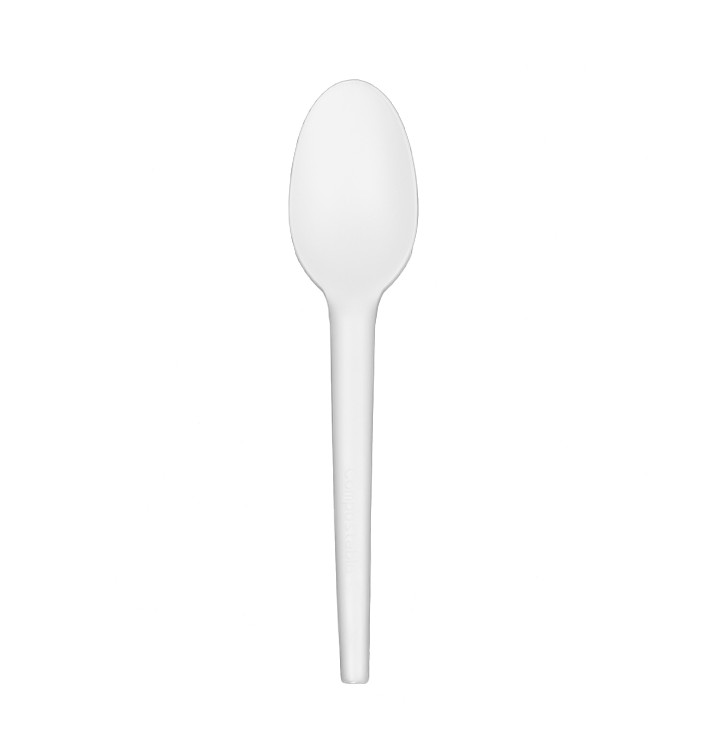 Cuillère Biodegradable CPLA Blanc 16,5cm (1.000 Utés) Cuillère Biodegradable CPLA Blanc 16,5cm (1.000 Utés)
