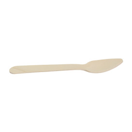 Mini Cuillère en Bois Emballée 11cm (25 Utés)