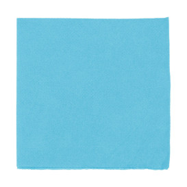 Papieren servet Micropunt turkoois 20x20cm 2C (90 stuks) 