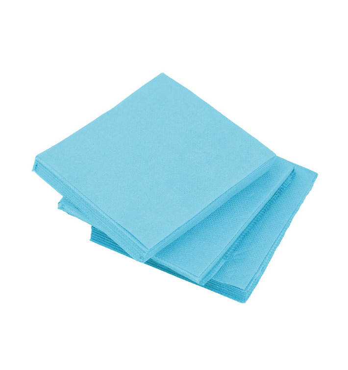 Serviette en Papier Micro Point 20x20cm Turquoise (90 Utés) Serviette en Papier Micro Point 20x20cm Turquoise (90 Utés)