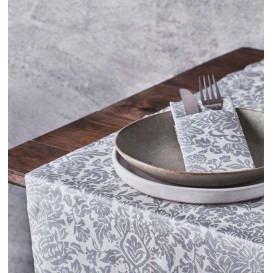 Nappe Rouleau en Airlaid 0,4x48m "Versailles" Gris 50g/m² P30cm (1 Uté)