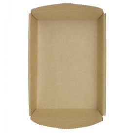 Bakvorm van papier kraft 12x8x2,5cm (400 stuks)