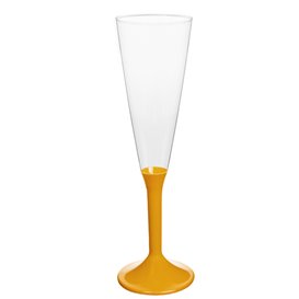 Flûte Champagne Plastique Pied Mangue 160ml 2P (200 Utés)