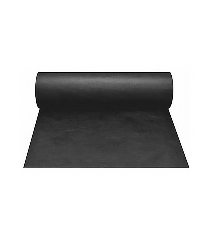 Nonwoven Roll tafelkleed Novotex Zwart 1x50m P40cm (1 Stuk) Nonwoven Roll tafelkleed Novotex Zwart 1x50m P40cm (1 Stuk)