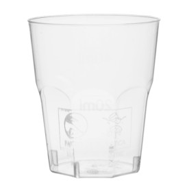 Verre Plastique à Shot Transp. PS Ø45mm 50ml (1000 Utés)