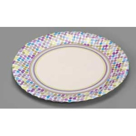 Papieren bord "Raenas en Topos" Design 23cm (504 stuks)
